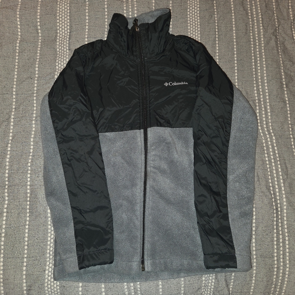 Columbia Two-Tone Black and Gray Jacket